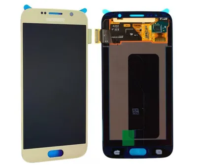 Obrázek produktu pro Originální kompletní sada LCD displeje Samsung s dotykovým sklem pro Galaxy S6 - zlatá