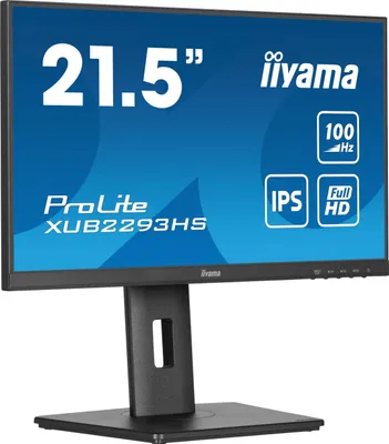 Produktbild von iiyama ProLite XUB2293HS-B6 Computerbildschirm 54,6 cm (21.5") 1920 x 1080 Pixel Full HD LED Schwarz