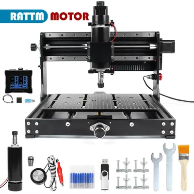 Obrázek produktu pro CNC gravírovací stroj, 500W vřeteno, offline ovladač, s ovladačem 2, bez laseru