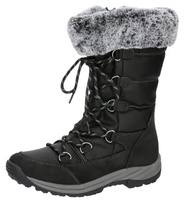 Imagen del producto de Botas de invierno para mujer, color negro