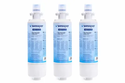 Produktbild von Wessper Interner Wasserfilter 3er Set, kompatibel mit Beko, Grundig, Lamona, Küppersbusch & Blomberg, Ersatz 4874960100