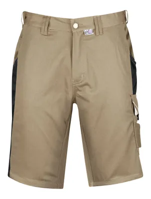 Produktbild von BESTWORK Shorts khaki/schwarz, Gr. 052 - PKA Klöcker