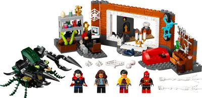 Image de LEGO 76185 Marvel Spider-Man dans l'atelier du Sanctum, jouet pour enfants à partir de 7 ans avec insecte monstre et mini-figurine de Doctor Strange