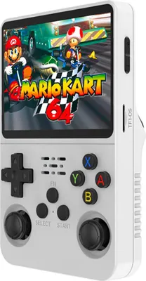 Avizar, ProX Emulator Retro‑Konsole 64 GB, 15 000 Klassiker, 3,5″ HD‑Display, Weiß