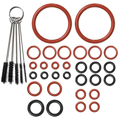 30 Silikon-O-Ringe für Kaffeemaschinen + 5 Reinigungsbürsten