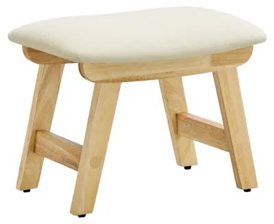 Produktbild von SONGMICS Sitzhocker, Sitzbank Holz, 39,1 x 24,9 x 30 cm – Beige