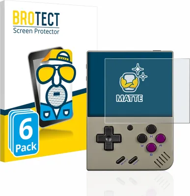 Produktbild von 6x BROTECT Schutzfolie für Miyoo Mini Plus Displayschutz Displayschutzfolie Folie Matt Entspiegelungsfolie