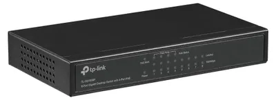 Zdjęcie produktu dla TP-Link TL-SG1008P, Nie zarządzany, Gigabit Ethernet (10/100/1000), Pełny dupleks, Obsługa PoE
