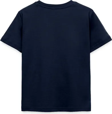 Produktbild von Spreadshirt Bunter Herzschlag Mit Herz Für Karneval Kinder T-Shirt, 98/104 (3-4 Jahre), Navy