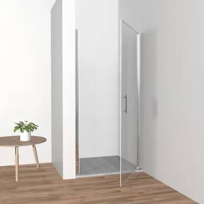 Produktbild von Nischentür Pendel-/Schwingtür, ESG mit NANO Beschichtung 85* Höhe 185 cm für U-Form Duschwand