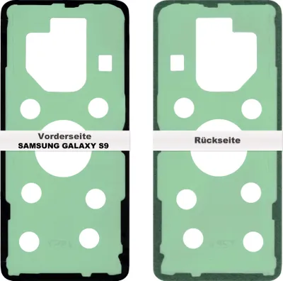 Produktbild von Samsung Galaxy S9 G960F Akkudeckel Klebefolie Kleber Backcover Rahmen Batterie Glue