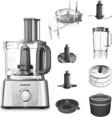 Zdjęcie produktu dla Kenwood MultiPro Express, 3 l, Srebrny, Obrotowy, 1,5 l, Cięcie, Plastik
