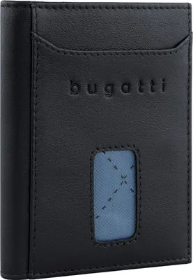 Produktbild von bugatti Geldbörse Secure Slim Special Mini Wallet Black schwarz