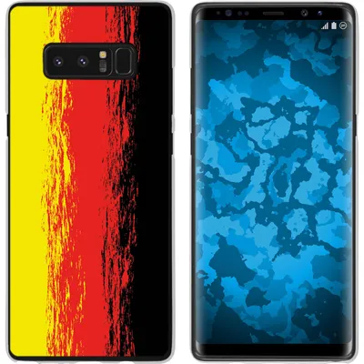 Produktbild von PhoneNatic Case kompatibel mit Samsung Galaxy Note 8 Silikon-Hülle WM Deutschland M6