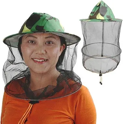 Image de Kit de chapeau d'apiculteur pour enfants, vert