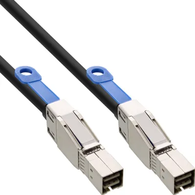 Produktbild von InLine® externes Mini SAS HD Kabel, SFF-8644 zu SFF-8644, 12Gb/s, 1m