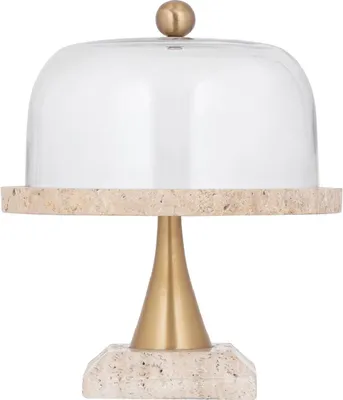 Produktbild von PTMD - Lyron Aufbewahrungseinheit - Gold - 23x23x27cm