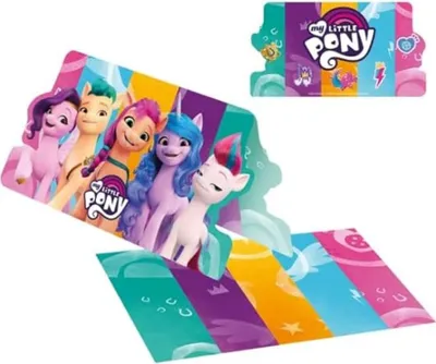 Image de 8 cartes d'invitation & enveloppes My Little Pony