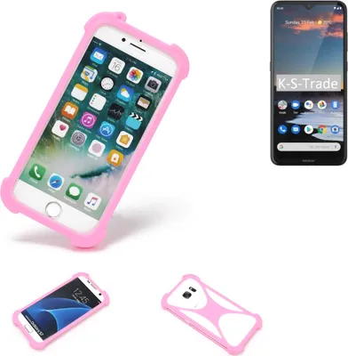 Produktbild von K-S-Trade Handy Hülle kompatibel mit Nokia 5.3 Schutz Hülle Bumper Silikon Schutz Hülle Cover Case Silikoncase Silikonbumper TPU Softcase