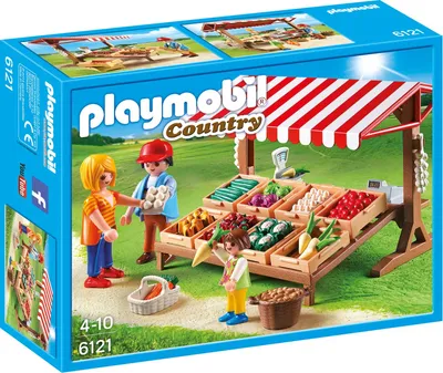 Produktbild von PLAYMOBIL Country 6121, Marktstand, 4 Jahr(e), Mehrfarbig, Kunststoff