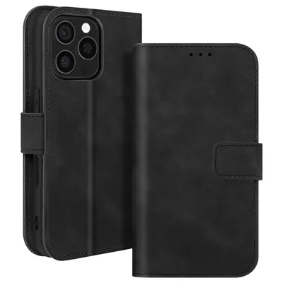 Obrázek produktu pro Avizar, pouzdro pro Apple iPhone 16 Pro, s funkcí peněženky a stojánku, černé