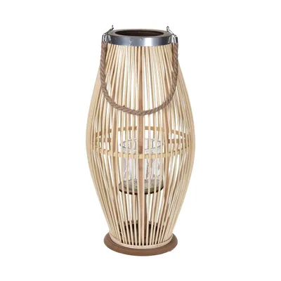 Obrázek produktu pro Stojící bambusová lucerna 59 cm