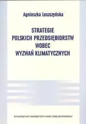 Image de Strategie polskich przedsiebiorstw wobec wyzwan klimatycznych