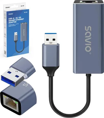 Produktbild von Savio AK-83 Schnittstellenkarte/Adapter RJ-45