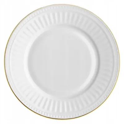Produktbild von Ambition Palazzo Dessertteller Weiß mit Goldlinie 19 cm