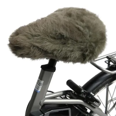 Produktbild von Lammfell Fahrradsattelbezug Camel -