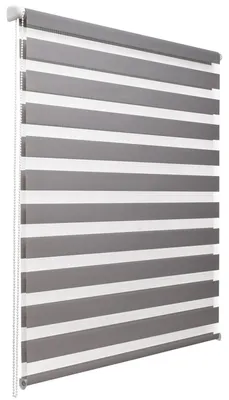 Produktbild von Sol Royal Doppelrollo SolDecor DL2, 90x220cm, Grau – Klemmfix ohne Bohren