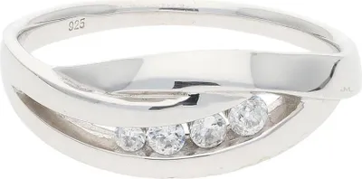 Produktbild von JuwelmaLux Damenring 925/000 Silber mit Zirkonia JL30-07-4736 G54