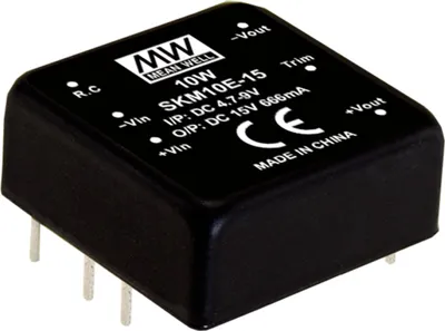 Produktbild von MEANWELL SKM10B-12, DC DC-Wandler, 18-36V:+12V 833mA 10W