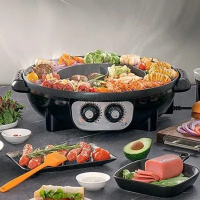 Immagine prodotto di Famanu, pentola per hot pot elettrica - capacità di 2 litri