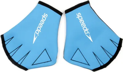 Produktbild von Speedo Unisex Schwimmhandschuhe für Erwachsene RD652 (M) (Blau/Schwarz)