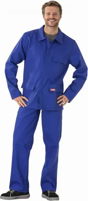 Produktbild von Schweißerschutz-Jacke Nr.1702 Größe 46 kornblau