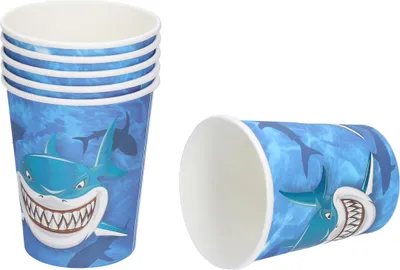 Produktbild von Partybecher SHARK 250 ml, 6 Stück