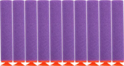 Produktbild von 100 Stück Spielzeugpistole Soft Nachfüllkugeln Darts Eva Schaum wiederverwendbares Zubehör (lila)