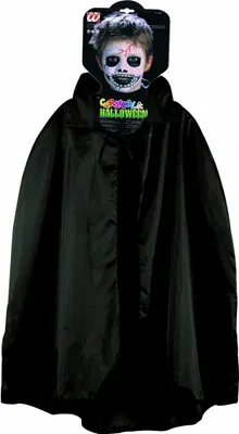 Produktbild von Schwarzer Umhang Kinder Cape 90 cm