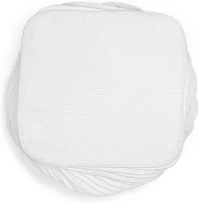 Zdjęcie produktu dla Ręczniki do mycia z bawełnianego frotte, 25 sztuk, 15x15 cm, przeznaczone do pielęgnacji skóry niemowląt