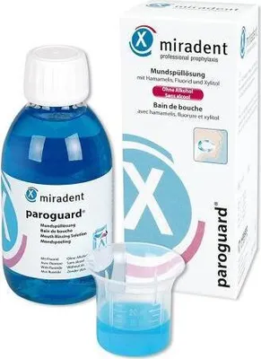 Obrázok produktu pre Miradent ústna voda paroguard chx 0,20% 200 ml