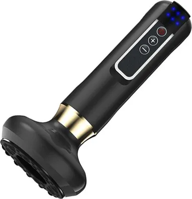 Obrázok produktu pre INF 6-Rýchlostný Nabíjateľný Elektrický Gua Sha Masážny Nástroj - Inteligentná Vákuová Terapia čierna