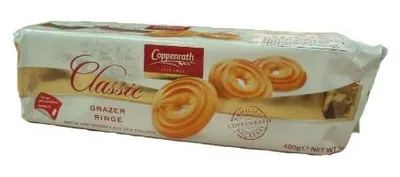 Immagine prodotto di Anelli di pasta frolla Coppenrath Classic Grazer Ringe 400g confezione da 3 pezzi