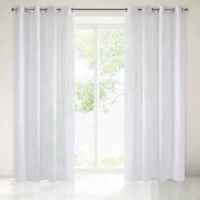 Produktbild von Vorhang ZUHAL weiß 140x250 cm  Ösen