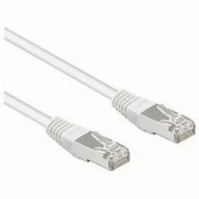 Immagine prodotto di Cavo patch RJ45 con cavo CAT 7 grezzo PIMF bianco 2 m