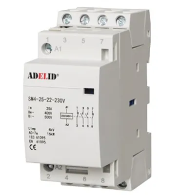 Obrázek produktu pro Adelid SM4 25-22-230V Modulární stykač 25-22 230V 25A 4Z 3fázový 2NO 2NC