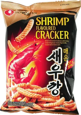 Immagine prodotto di Patatine di granchio piccanti 75 g - Nong Shim