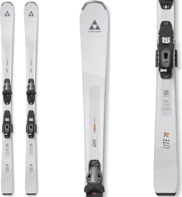 Produktbild von Alpinski FISCHER Lite 72 SLR Pro + RS 9 GW SLR Bindung Weiss 140 cm