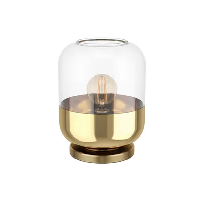 Produktbild von EGLO Maryvilla, Bronze, Gold, Transparent, Glas, Stahl, IP20, II, E27, 1 Glühbirne(n)