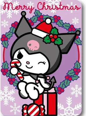 Obrázek produktu pro Hello Kitty Kuromi Vánoční fleecová deka 100x140cm